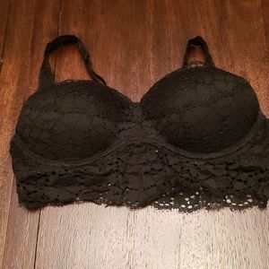 VS pink black bralette